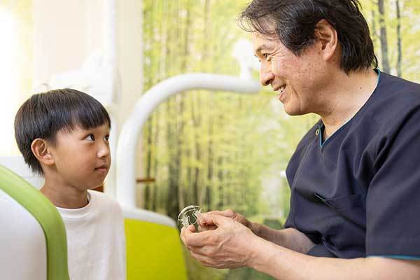 イメージ：抜歯をしないで矯正可能